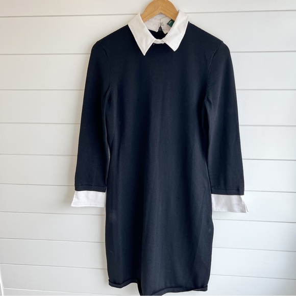 Ralph Lauren Dresses & Skirts - Ralph Lauren collared black white dress-med
